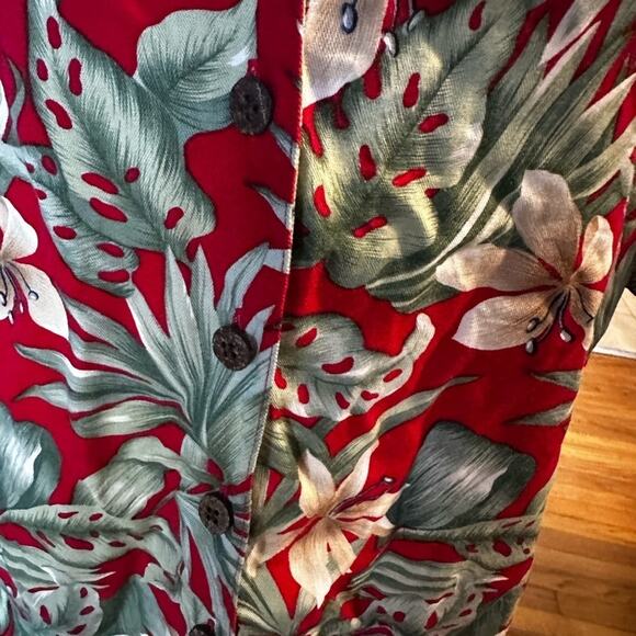 Island Traders Hawaiian Tropical Button-Up Shirt – Size XL - Picture 5 of 6